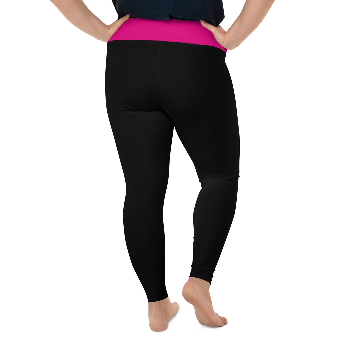 Leggings grande taille à imprimé intégral