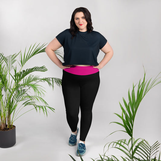 Leggings grande taille à imprimé intégral