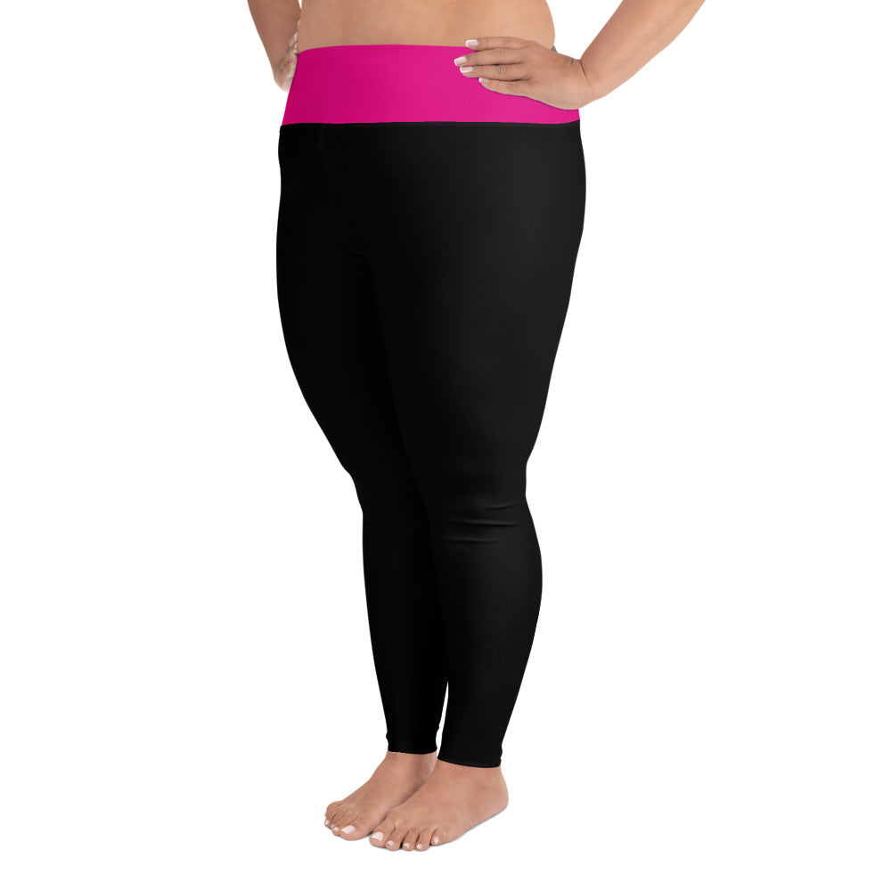 Leggings grande taille à imprimé intégral