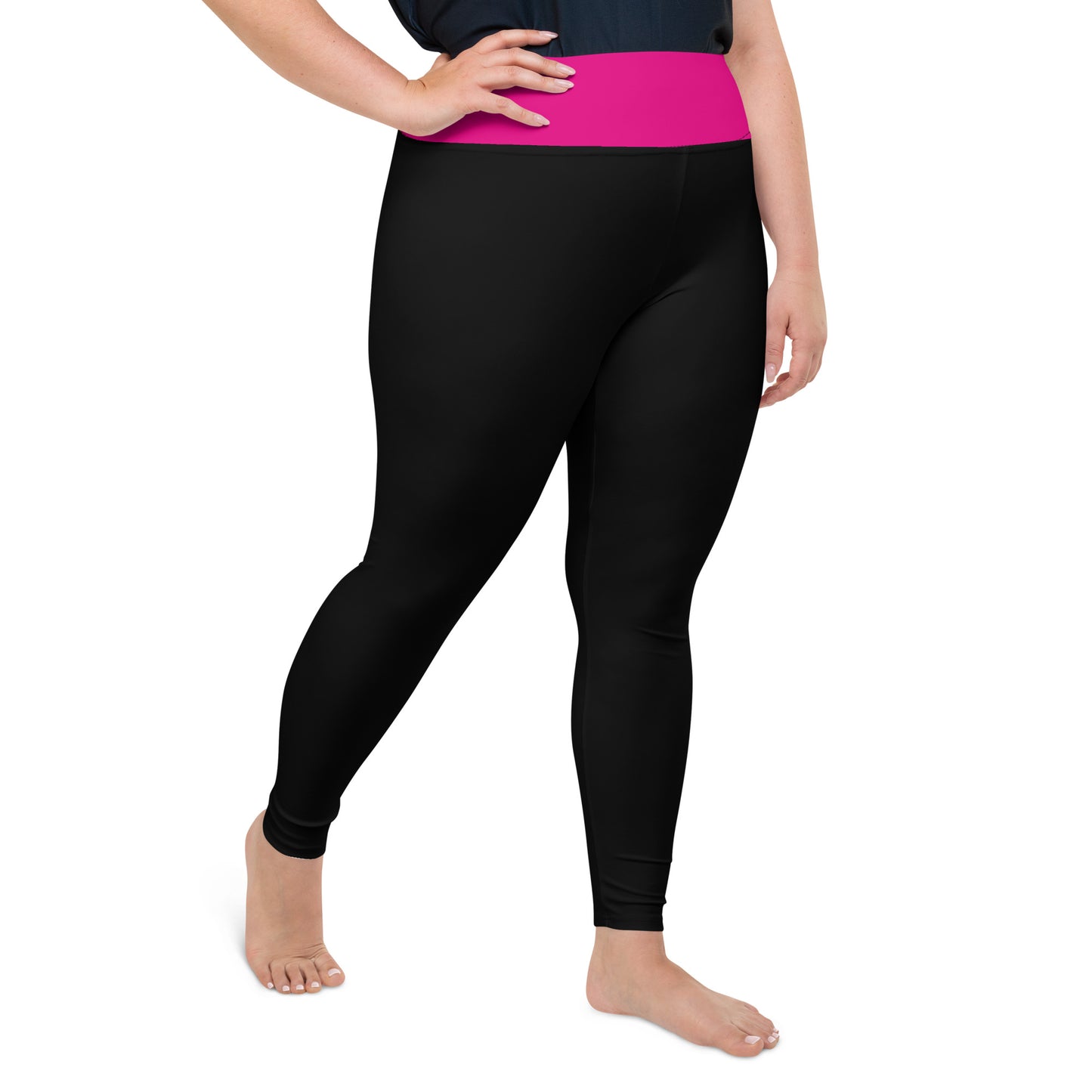 Leggings grande taille à imprimé intégral